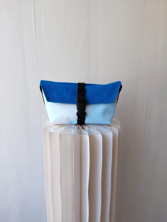 Sac Meryl - bâche- bleu électrique - compact