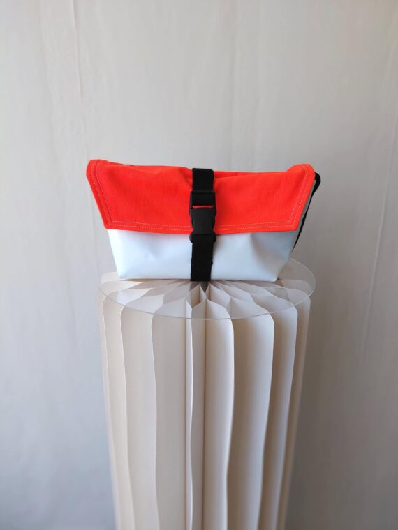 Sac Meryl - bâche- orange fluo - compact